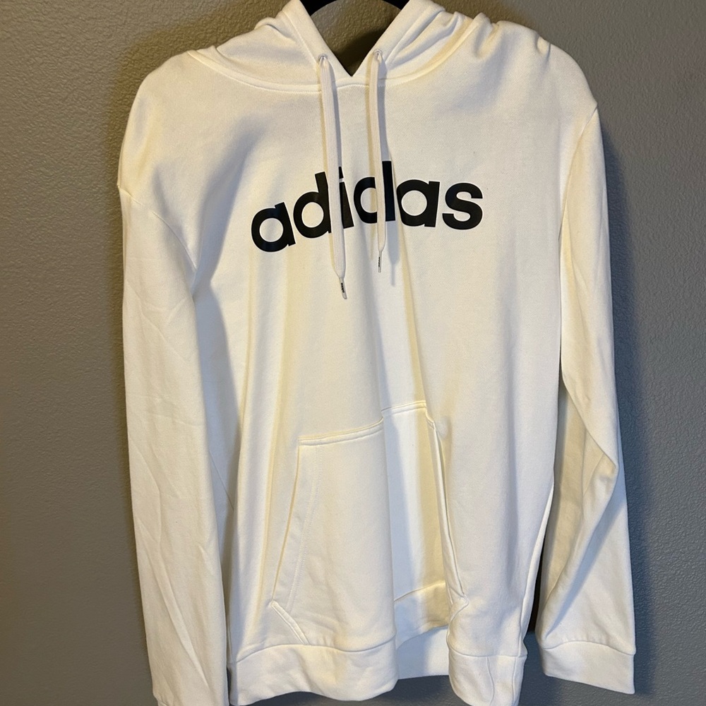 adidas White Hoodie